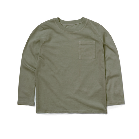 Classic Long Sleeve Pocket Tee